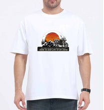 Load image into Gallery viewer, Ride Oversized T-Shirt for Men-White-Ektarfa.online
