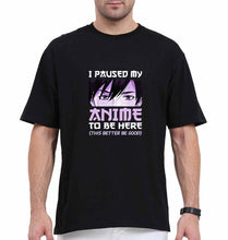 Load image into Gallery viewer, Paused my Anime Oversized T-Shirt for Men
