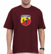 Load image into Gallery viewer, Abarth Oversized T-Shirt for Men-Maroon-Ektarfa.online
