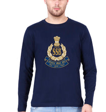 Load image into Gallery viewer, SSB Full Sleeves T-Shirt for Men-Navy Blue-Ektarfa.online
