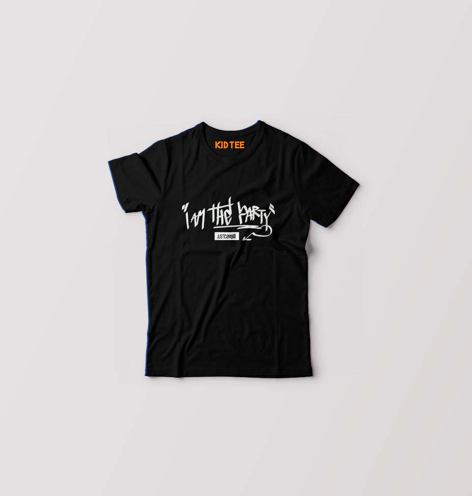 I am the Party T-Shirt for Boy/Girl-Black-Ektarfa.online