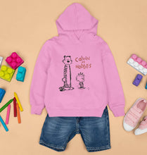 Load image into Gallery viewer, calvin hobbes Kids Hoodie for Boy/Girl-Light Baby Pink-Ektarfa.online
