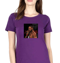 Load image into Gallery viewer, jon jones UFC T-Shirt for Women-Purple-Ektarfa.online

