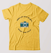Load image into Gallery viewer, Life Photography T-Shirt for Men-Golden Yellow-Ektarfa.online
