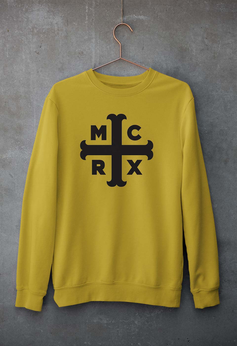 MCRX Sweatshirt for Men/Women-Mustard Yellow-Ektarfa.online