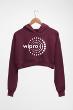 Load image into Gallery viewer, Wipro Crop HOODIE FOR WOMEN-Maroon-Ektarfa.online
