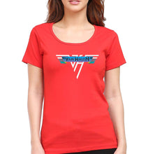 Load image into Gallery viewer, van halen T-Shirt for Women-Red-Ektarfa.online

