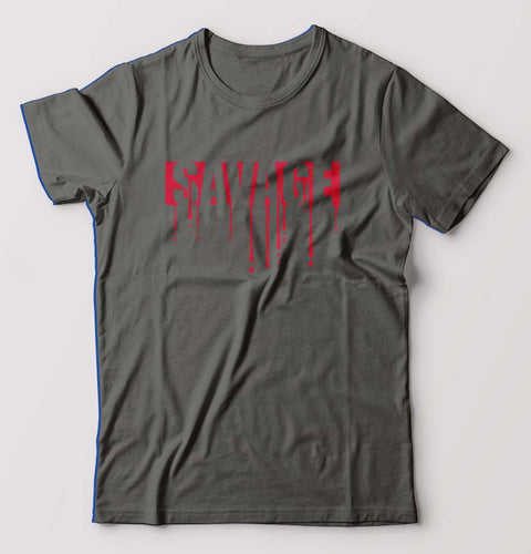 savage T-Shirt for Men-Charcoal-Ektarfa.online