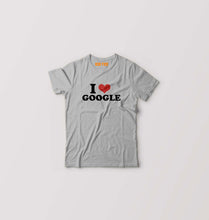 Load image into Gallery viewer, I LOVE GOOGLE T-Shirt for Boy/Girl-Grey-Ektarfa.online
