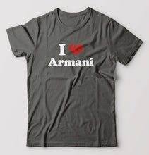 Load image into Gallery viewer, I Love Armani T-Shirt for Men-Charcoal-Ektarfa.online
