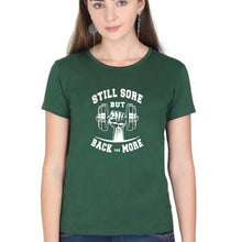 Load image into Gallery viewer, Gym T-Shirt for Women-Dark Green-Ektarfa.online
