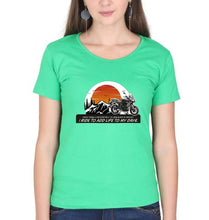 Load image into Gallery viewer, Ride T-Shirt for Women-Flag Green-Ektarfa.online
