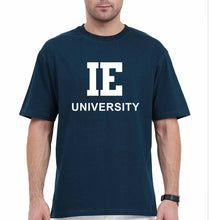 Load image into Gallery viewer, IE University Oversized T-Shirt for Men-Petrol Blue-Ektarfa.online
