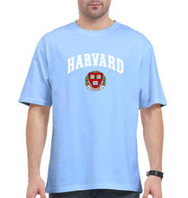 Load image into Gallery viewer, Harvard Oversized T-Shirt for Men-Baby Blue-Ektarfa.online
