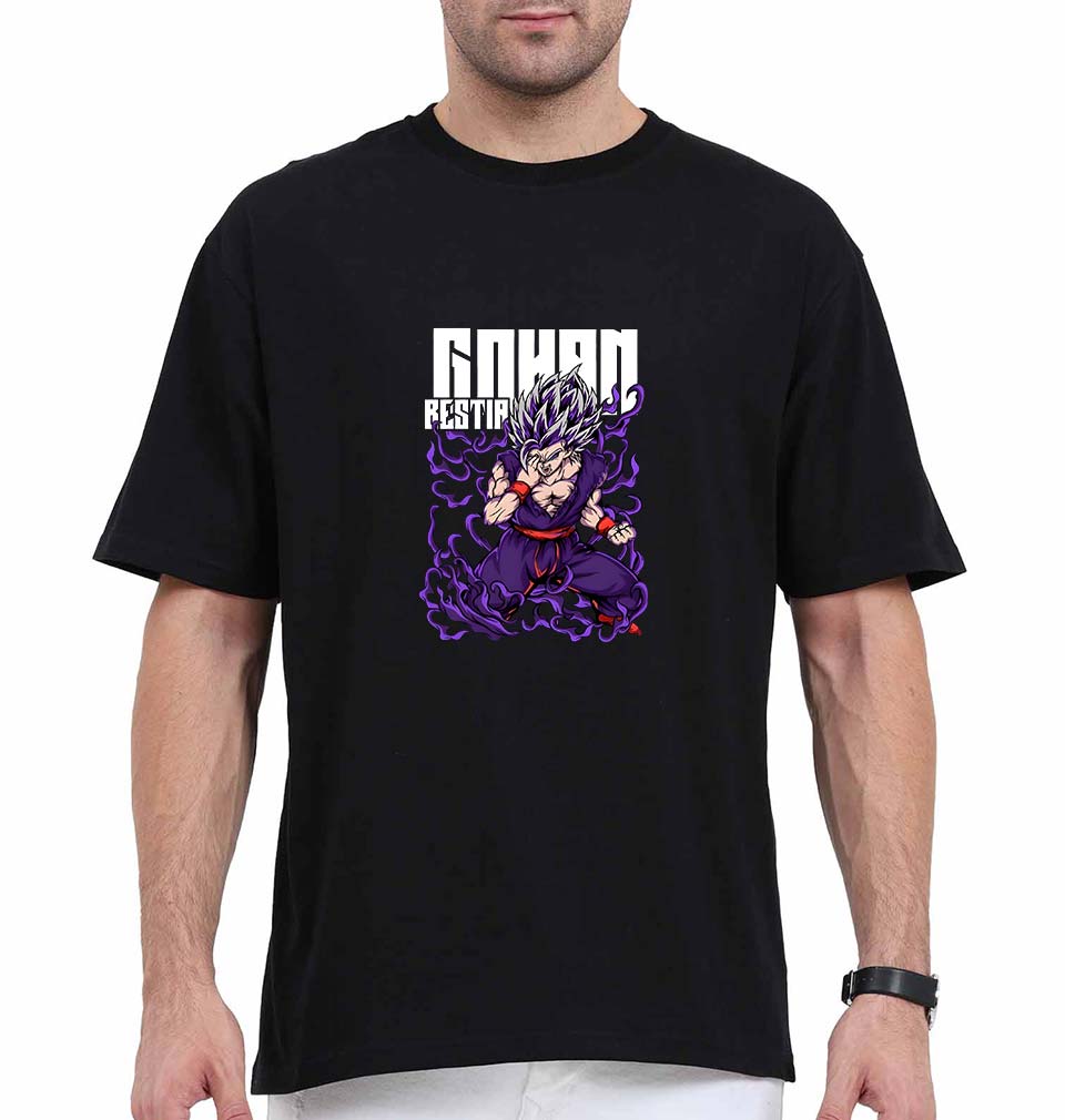 BEAST GOHAN - DRAGON BALL SUPER Anime Oversized T-Shirt for Men