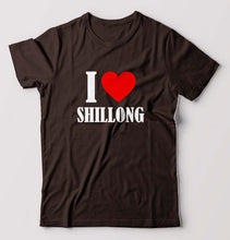 Load image into Gallery viewer, i love shillong T-Shirt for Men-Coffee Brown-Ektarfa.online
