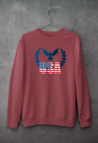 USA America Unisex Sweatshirt for Men/Women-Coal-Ektarfa.online