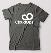 Load image into Gallery viewer, CloudOps T-Shirt for Men-Charcoal-Ektarfa.online
