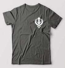 Load image into Gallery viewer, sikh T-Shirt for Men-Charcoal-Ektarfa.online
