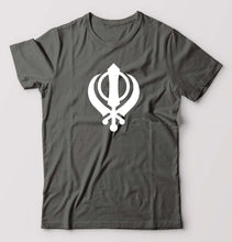 Load image into Gallery viewer, sikh T-Shirt for Men-Charcoal-Ektarfa.online
