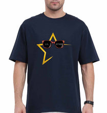 Load image into Gallery viewer, Lil Star Oversized T-Shirt for Men-Navy Blue-Ektarfa.online
