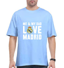 Load image into Gallery viewer, Love Real Madrid Oversized T-Shirt for Men-Baby Blue-Ektarfa.online
