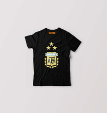 Load image into Gallery viewer, Argentina Football T-Shirt for Boy/Girl-Black-Ektarfa.online
