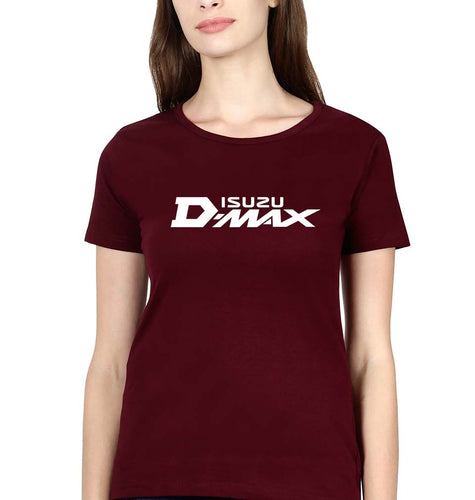D-Max T-Shirt for Women-Maroon-Ektarfa.online