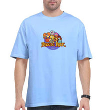 Load image into Gallery viewer, Fraggle Rock Oversized T-Shirt for Men-Baby Blue-Ektarfa.online
