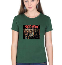 Load image into Gallery viewer, SKID ROW T-Shirt for Women-Dark Green-Ektarfa.online
