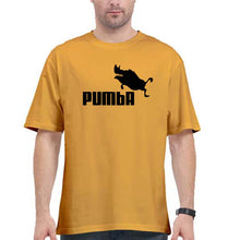 Load image into Gallery viewer, pumba Oversized T-Shirt for Men-Golden Yellow-Ektarfa.online
