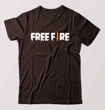 Load image into Gallery viewer, free fire T-Shirt for Men-Coffee Brown-Ektarfa.online
