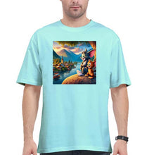 Load image into Gallery viewer, Tom and Jerry Oversized T-Shirt for Men-Mint-Ektarfa.online
