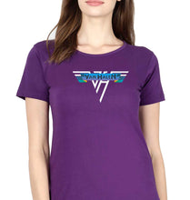 Load image into Gallery viewer, van halen T-Shirt for Women-Purple-Ektarfa.online
