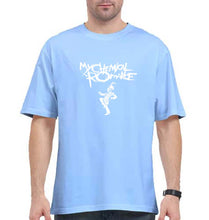 Load image into Gallery viewer, My Chemical Romance (MCR) Oversized T-Shirt for Men-Baby Blue-Ektarfa.online

