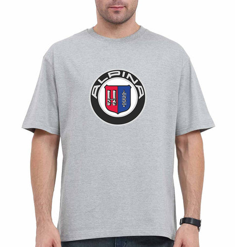 Alpina Oversized T-Shirt for Men-Grey-Ektarfa.online