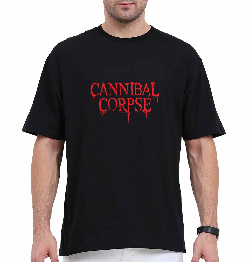 cannibal corpse Oversized T-Shirt for Men-Black-Ektarfa.online