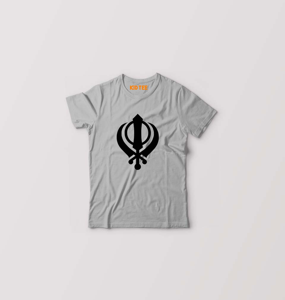 sikh T-Shirt for Boy/Girl-Grey-Ektarfa.online