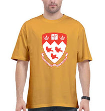 Load image into Gallery viewer, McGill University Oversized T-Shirt for Men-Golden Yellow-Ektarfa.online
