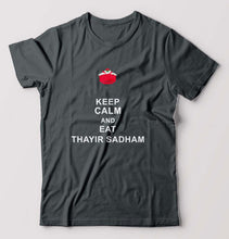 Load image into Gallery viewer, thayir sadam T-Shirt for Men-Steel grey-Ektarfa.online
