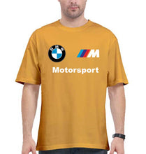 Load image into Gallery viewer, BMW Motersport Oversized T-Shirt for Men-Golden Yellow-Ektarfa.online
