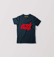 Load image into Gallery viewer, Red Flag T-Shirt for Boy/Girl-Petrol Blue-Ektarfa.online
