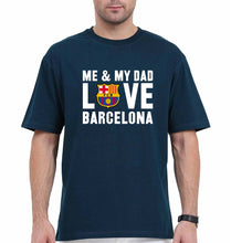 Load image into Gallery viewer, Love Barcelona Oversized T-Shirt for Men-Petrol Blue-Ektarfa.online
