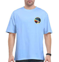 Load image into Gallery viewer, Isro Oversized T-Shirt for Men-Baby Blue-Ektarfa.online

