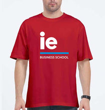 Load image into Gallery viewer, IE University Oversized T-Shirt for Men-Red-Ektarfa.online
