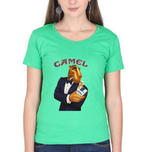 Load image into Gallery viewer, camel cigarette T-Shirt for Women-flag green-Ektarfa.online
