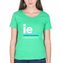 Load image into Gallery viewer, IE University T-Shirt for Women-flag green-Ektarfa.online
