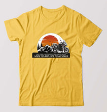Load image into Gallery viewer, Ride T-Shirt for Men-Golden Yellow-Ektarfa.online
