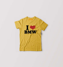 Load image into Gallery viewer, I LOVE BMW T-Shirt for Boy/Girl-Golden Yellow-Ektarfa.online
