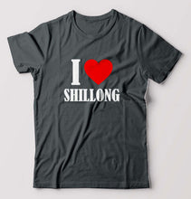 Load image into Gallery viewer, i love shillong T-Shirt for Men-Steel grey-Ektarfa.online
